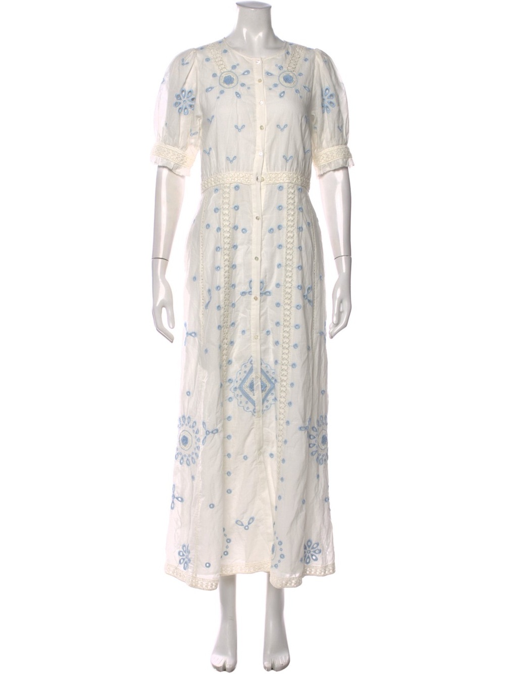 Love the Label Floral Embroidered Maxi Dress